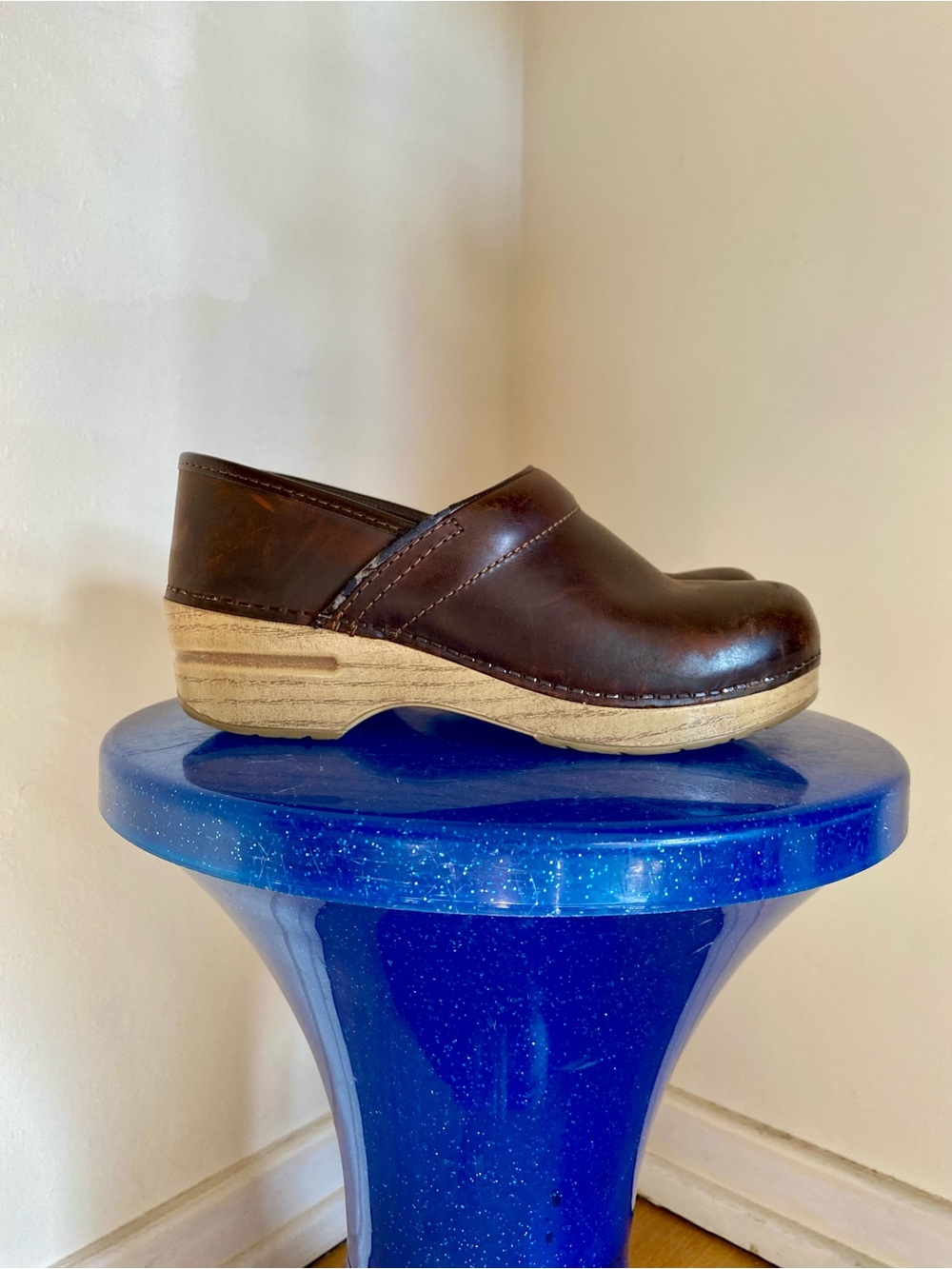 Dansko Brown Leather Clogs